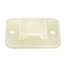 Hellermanntyton - Embase adhésive rectangulaire 20x14mm en PA66 naturel - TY3G1S