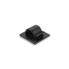 Hellermanntyton - Clip adhésif en forme de demi-lune 25x25mm pour câble Ø 8 mm en PA66 noir - RB8