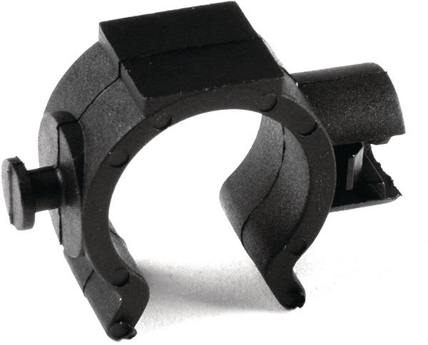Hellermanntyton - Clip pour tube Ø 12.5 mm à 13.5 mm en PA66 noir - IPC13P