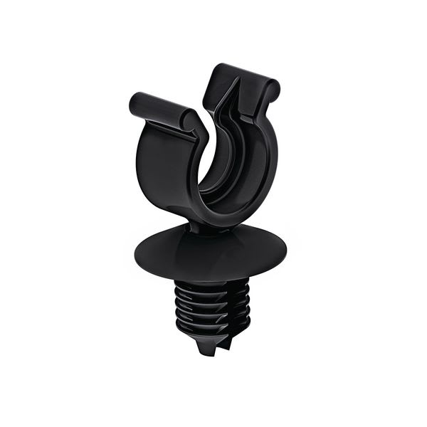 Hellermanntyton - Clip à pied sapin pour gaine annelée Ø 7.5 mm en PA66HIRHS noir - CTC7.5FT6LG