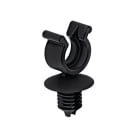 Hellermanntyton - Clip à pied sapin pour gaine annelée Ø 7.5 mm en PA66HIRHS noir - CTC7.5FT6LG