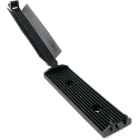 Hellermanntyton - Embase à visser pour câble plat avec capot 56x25mm en PA66HIR noir - FKH50