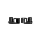 Hellermanntyton - Embase pour goujon Ø 5 mm et collier de largeur 8.5 mm maxi en PA66 noir - SBH2