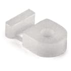 Hellermanntyton - Embase plate à visser 20x12mm en PA66 blanc - MB2