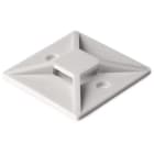Hellermanntyton - Embase adhésive carrée 19x19mm en PA66 blanc - MB3A