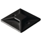 Hellermanntyton - Embase adhésive carrée 28x28mm en PA66 noir - MB4A3