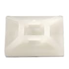 Hellermanntyton - Embase adhésive carrée 29x29mm en PA66 naturel - MB4CAS