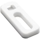 Hellermanntyton - Embase plate à visser pour trou Ø 5 mm en PA66 blanc - CTAP1