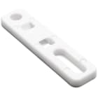 Hellermanntyton - Embase plate à visser pour trou Ø 5 mm en PA66 blanc - CTAP2