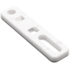 Hellermanntyton - Embase plate à visser pour trou Ø 5 mm en PA66 blanc - CTAP2