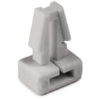 Hellermanntyton - Pion à pied ancre Ø 6.35 mm pour collier de largeur 5 mm en PA66 blanc - TM1SF