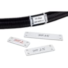 Hellermanntyton - Plaquette d'identification en PA66, blanc, taille 38,1x19,1 mm, imprimable