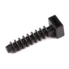 Hellermanntyton - Cheville murale à frapper pour trou Ø 7 à 8 mm en PA66 noir - LOK05