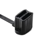 Hellermanntyton - Lanière de fixation 160x4.6mm pour goujon Ø 5 mm en PA66HS noir - T50SOSSB5HEC