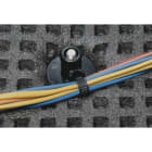 Hellermanntyton - Lanière de fixation 166x4.6mm pour goujon Ø 5 mm en PA66HS noir - T50SOSSBH5E