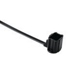 Hellermanntyton - Lanière de fixation 160x4.7 mm pour goujon Ø 6 mm en PA66HS noir - T50SOSSB6-HE