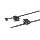 Hellermanntyton - Lanière de fixation pour bord de tôle 200 x 4.6 mm en PA66HS noir - T50ROSEC21