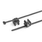 Hellermanntyton - Lanière de fixation pour bord de tôle 200 x 4.6 mm en PA66HS noir - T50ROSEC20
