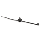 Hellermanntyton - Lanière avec pied sapin 200x4.6mm Øtrou 4.5 à 5mm en PA66HS noir - T50RFT5
