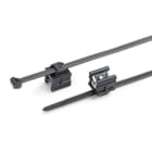 Hellermanntyton - Lanière de fixation pour bord de tôle 200 x 4.6mm en PA66HIRHS noir - T50ROSEC19