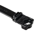 Hellermanntyton - Lanière de fixation 246x12.7mm pour goujon Ø 9.5 mm en PA66HIRHSW noir - WSS380