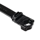 Hellermanntyton - Lanière de fixation 399x12.7mm pour goujon Ø 9.5 mm en PA66HIRHSW noir - WSR380