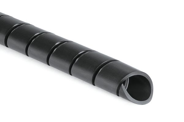 Hellermanntyton - Frette spiralée PE Couleur noire Diamètre 16 mm