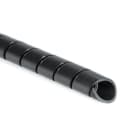 Hellermanntyton - Frette spiralée PE Couleur noire Diamètre 1.5 mm