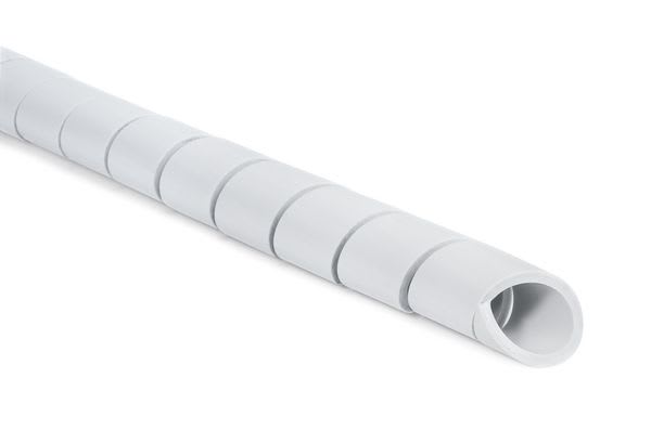 Hellermanntyton - Frette spiralée PE Couleur grise Diamètre 9 mm