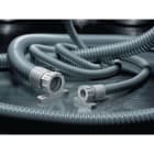 Hellermanntyton - Gaine annelée flexible FG, Ø extérieur 56, PVC & ST, gris, rouleau de 10 mètres