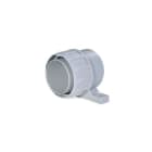 Hellermanntyton - Raccord pour gaine annelée FG-UH, Ø intérieur 16, FG21, PP, gris, sachet 10 pcs