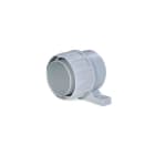 Hellermanntyton - Raccord pour gaine annelée FG-UH, Ø intérieur 13, FG19, PP, gris, sachet 10 pcs