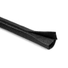 Hellermanntyton - Gaine tissée textile à fermeture auto-agrippante HELAHOOK noire diamètre 15