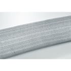 Hellermanntyton - Gaine tressée Polyamide 6.6 HEGPA66 grise diamètre 20 mm, rouleau de 50m