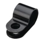 Hellermanntyton - Bride plastique à visser pour câble de diamètre 8 mm en PA66HS noir - H4P