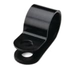 Hellermanntyton - Bride plastique à visser pour câble de diamètre 11 mm en PA66HS noir - H6P