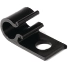 Hellermanntyton - Bride plastique à visser pour câble de diamètre 10 mm en POM noir - 8D10