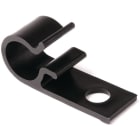 Hellermanntyton - Bride plastique à visser pour câble de diamètre 15 mm en POM noir - 8D15