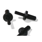 Hellermanntyton - Rivet plastique pour trou Ø 4 mm en PA66 naturel - TY8P2