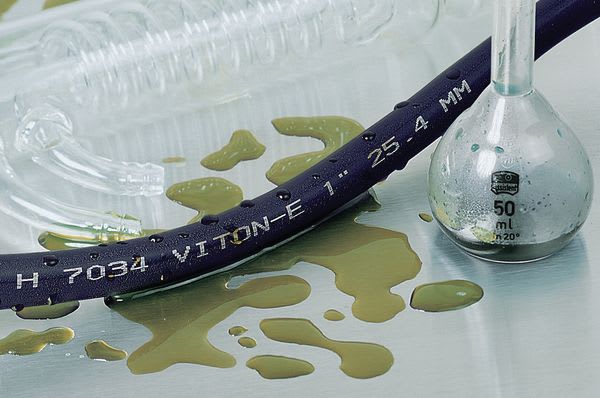Hellermanntyton - Gaine thermorétractable fluoroélastomère VITON-E, noir, 4.8/2.4, rouleau 50m