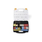 Hellermanntyton - Manchons thermo en coffret SHRINKIT321 UNVIVERSAL, rétreint 3:1, multi-couleurs