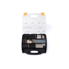 Hellermanntyton - Manchons thermo adhésif en coffret SHRINKIT321-A, rétreint 3:1, noir/transparent