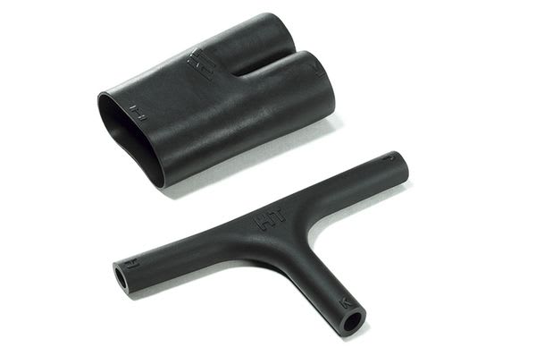Hellermanntyton - Pièce moulée thermo en T, diamètre  60.1/20, conditionné par 5 pièces