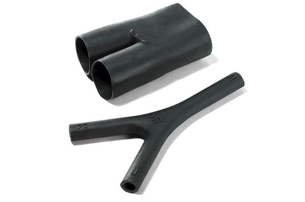 Hellermanntyton - Pièce moulée thermo à 2 doigts, diamètre 60.1/20, conditionné par 5 pièces