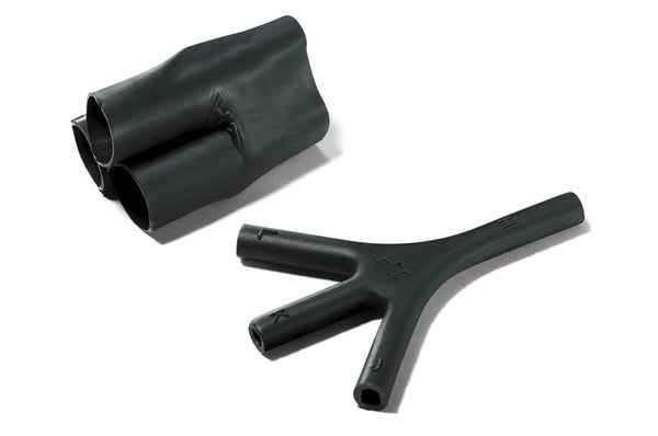 Hellermanntyton - Pièce moulée thermo à 3 doigts, diamètre 99.8/33.2, conditionné par 5 pièces