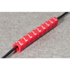 Hellermanntyton - Repères Helagrip HG4/9 pour Ø 4 à 9 mm, de couleur jaune, marquage P