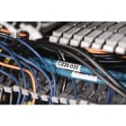Hellermanntyton - Etiquettes TAG22TD3 auto-protégées,blanches, larg. 49,53mm, pour Ø 5,5 à 12,1 mm