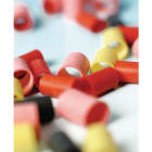 Hellermanntyton - Manchon isolant silicone, SLP10, noir, Ø int 1mm, long. 15mm, sachet 1000pcs