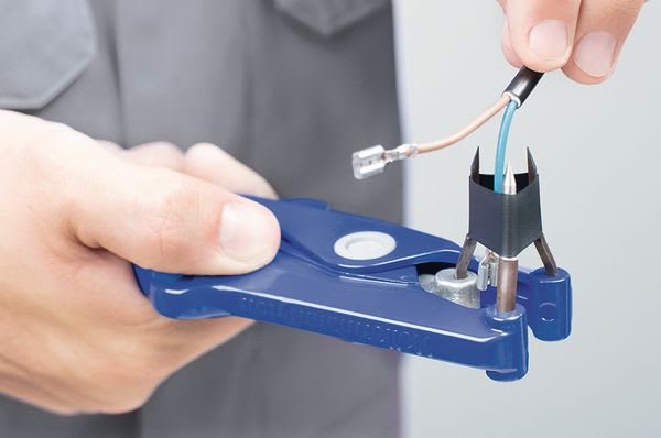 Hellermanntyton - S-TOOL - Pince à manchonner pour des diamètres de torons de 2.5 à 4 mm
