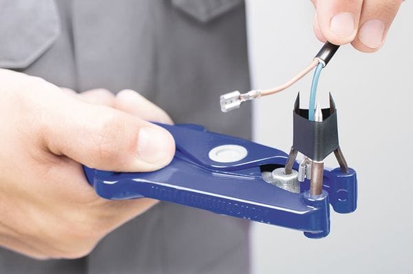 Hellermanntyton - S-TOOL - Pince à manchonner pour des diamètres de torons de 2.5 à 4 mm
